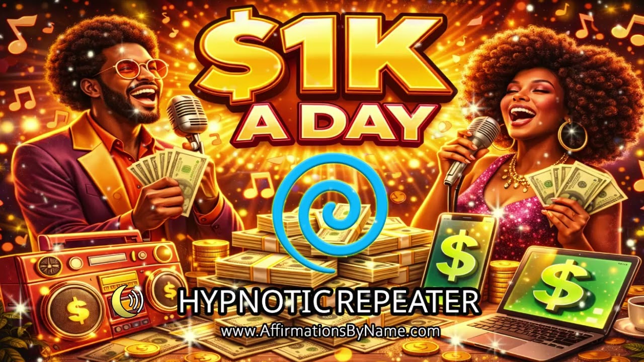 🌀💵 SOULFUL INCOME BOOSTER;  1K A DAY  | PART OF THE INCOME CODE SERIES | HYPNOTIC REPEATER