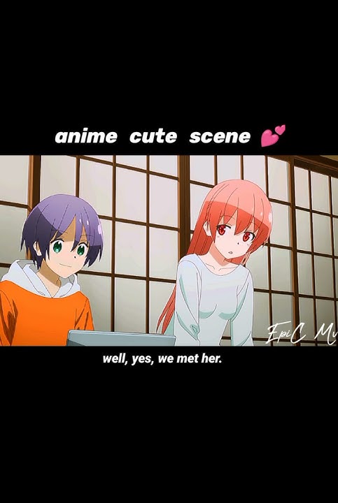 anime cute scene 💕😘 || Tonikaku Kawaii: Seifuku ||