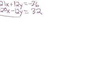 159 Solving Linear Systems by Elimination using Multiplication, pt  4