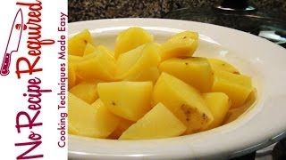 How to Blanch Potatoes - NoRecipeRequired.com