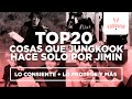 JIKOOK  💛💙 COSAS QUE JUNGKOOK HACE SOLO POR JIMIN / how jungkook treats jimin  (English Sub)