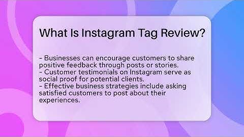 What Is Instagram Tag Review? - Everyday-Networking