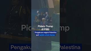 Pidato Trump Di Pbb Pengakuan Negara Palestina Jadi Hadiah Untuk Hamas Dw News