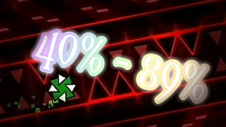 Geometry Dash - The Hell Zone / Stormfly 40% - 89% [MOBILE]