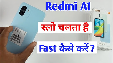Redmi a1 slow chalta hai fast kaise kare / redmi a1 mobile fast kaise kare / how to fast redmi a1