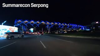 Motoran Keliling Summarecon Gading Serpong Malam Hari, Bertabur Cahaya 😍👍