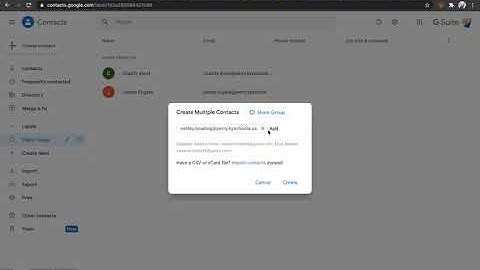Create a Share Group for Google Docs, etc.