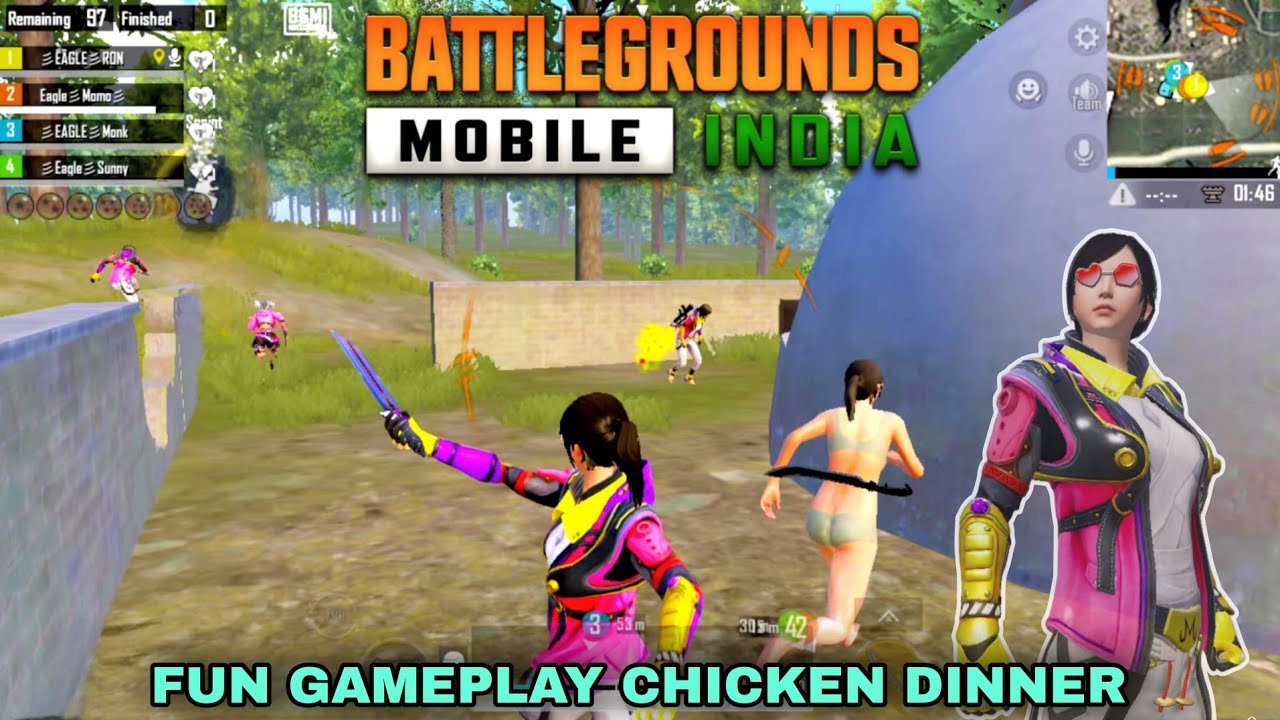 BGMI | FUN GAMEPLAY WITH INTENSE MATCH CHICKEN DINNER - YouTube