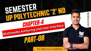 Multimedia Authoring and User Interface | Chapter-4 #8 Up Polytechnic Computer Science 2nd semester