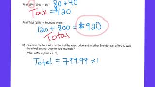 MEL3E - U4L3 - Tax & Total Purchase Note