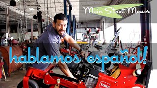 We speak your language - MainStreetMower