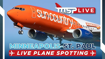 🔴 LIVE PLANE SPOTTING ACTION UP CLOSE AT MSP AIRPORT! ✈ 11/24/25