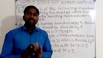 Q.12 - Ex.9(C) - Playing With Numbers - ICSE Maths Class 6th - Chapter 9.