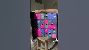 Beauty Advent Calendar open box 1 with me #shorts #beauty #unboxing #fyp
