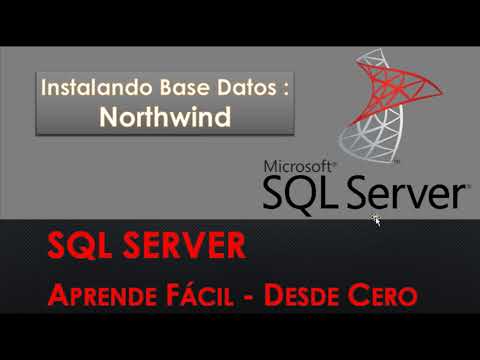 ¿Cómo instalar y descargar base datos NORTHWIND? - SQL SERVER Base ...