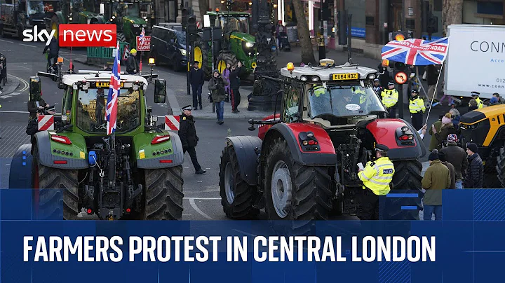 Tractors roll into London as farmers mount budget protest