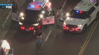 Reckless DUI suspect in custody in Fullerton after police chase