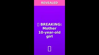 🚨 BREAKING: Mother of 10-year-old girl who died by suicide...