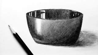 How to draw a bowl with artline graphite pencil for beginners #art #pencildrawing #drawing