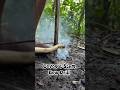 Bow drill made from Coconut Fronds #primitivefirelighting #bushcraft