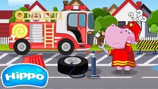 Hippo 🌼 Game update 🌼 Fireman for kids 🌼 Cartoon Game Review screenshot 1