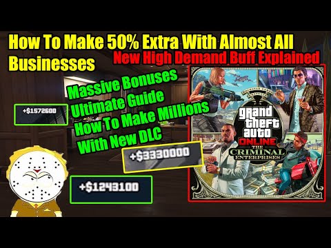 How To Make 50% Extra Money With Almost All Businesses In The New GTA Criminal Enterprises DLC!