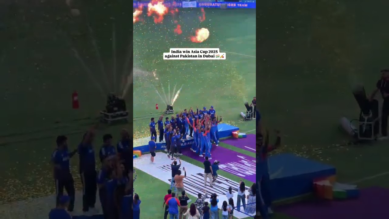 ☺️🏆India team celebration 
