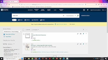 How to access reserve and e-reserve materials