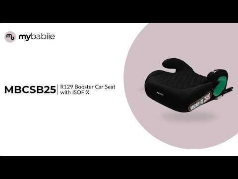My Babiie MBCSB25 Booster Max R129 Car Seat with ISOFIX thumbnail