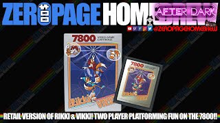 Rikki & Vikki (Retail | Atari 7800) | ZeroPage Homebrew