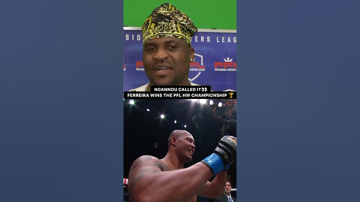 Francis Ngannou tried to tell you Renan Ferreira was a PROBLEM