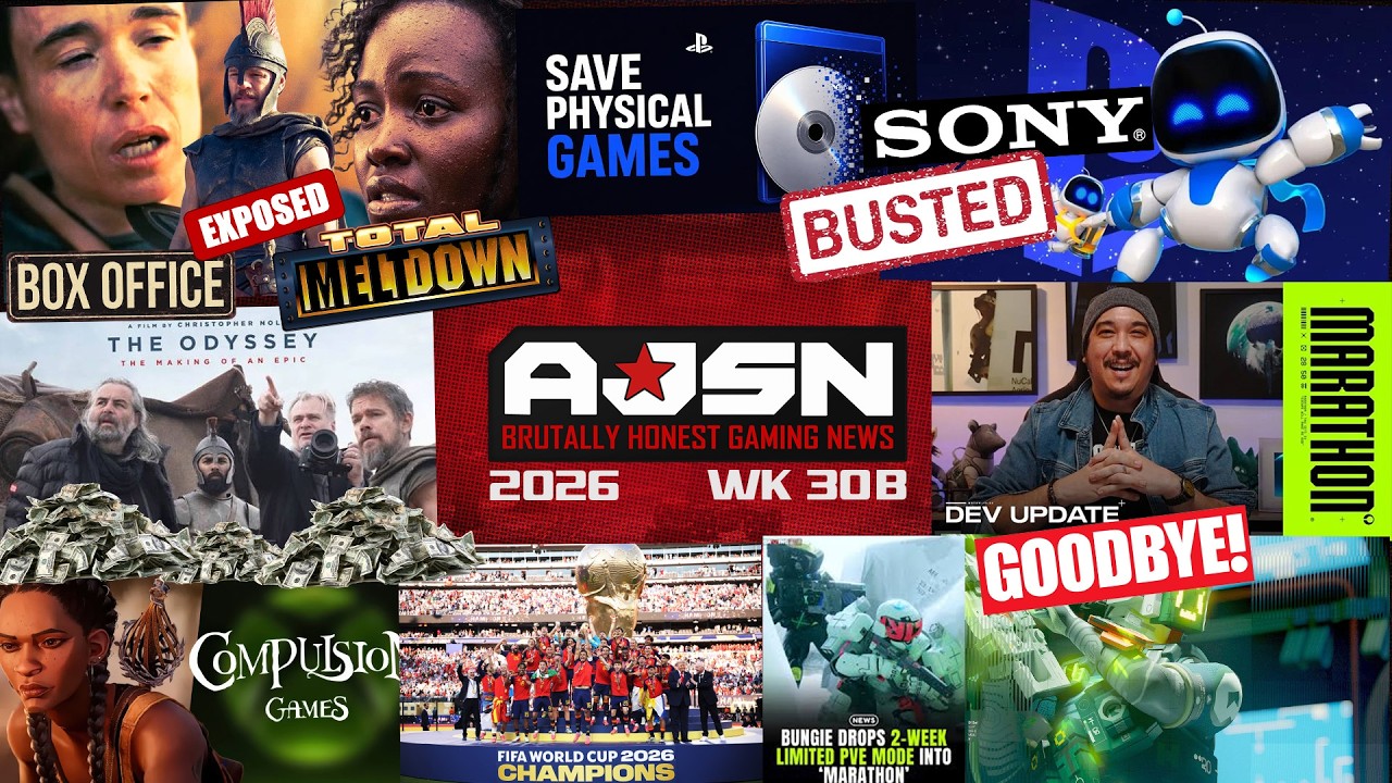 AJSN WK30B- Odyssey BREAKS BOX Office, Sony BUSTED USING BOTS!, Marathon Lead Leaves, World Cup! AJSN WK30B- Odyssey BREAKS BOX Office, Sony BUSTED USING BOTS!, Marathon Lead Leaves, World Cup!
