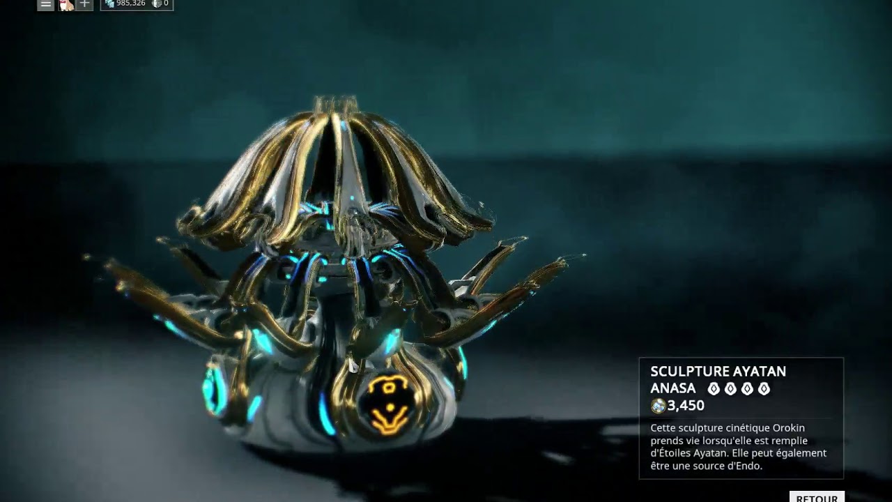 Warframe Sculpture Ayatan Anasa YouTube