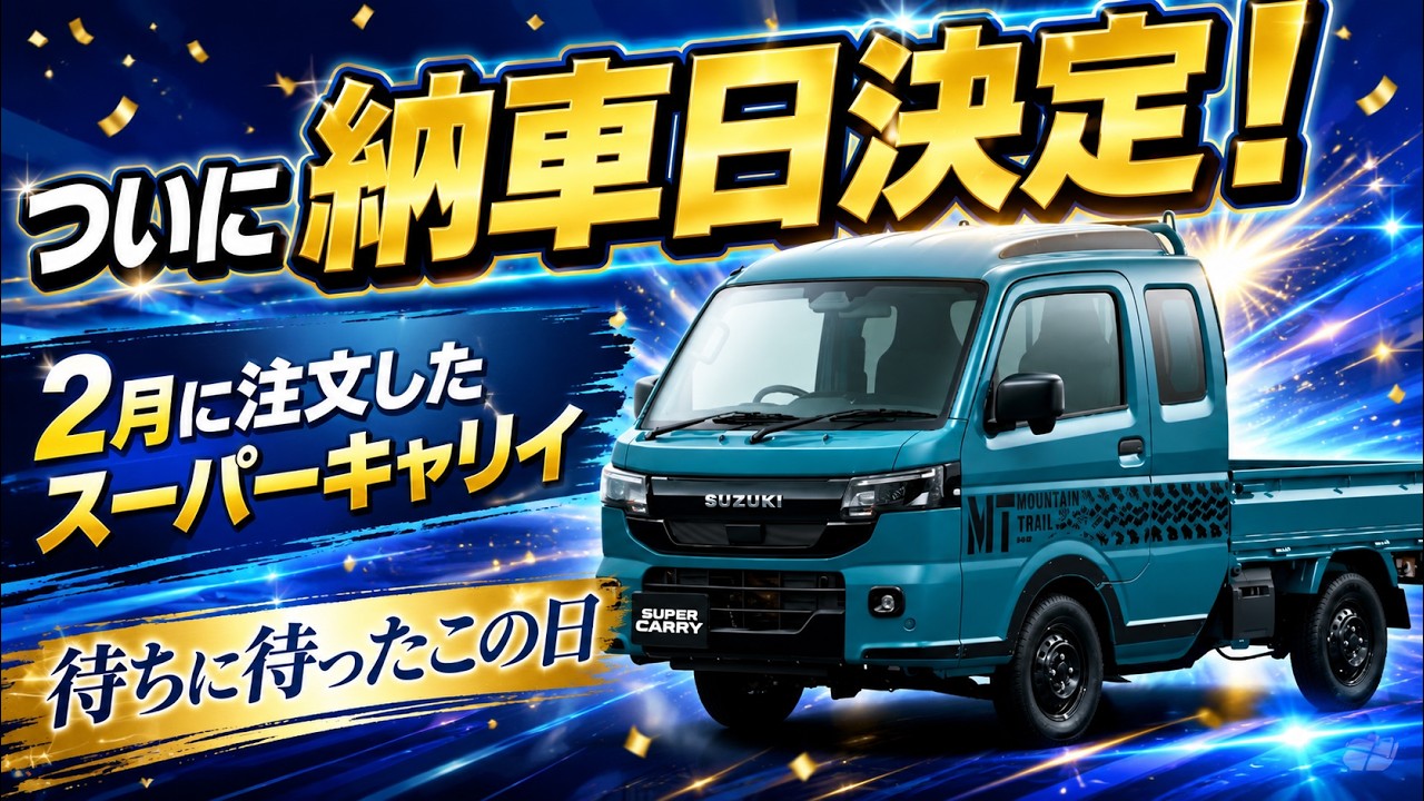 ついに納車日決定！スズキ スーパーキャリイ｜Suzuki Super Carry