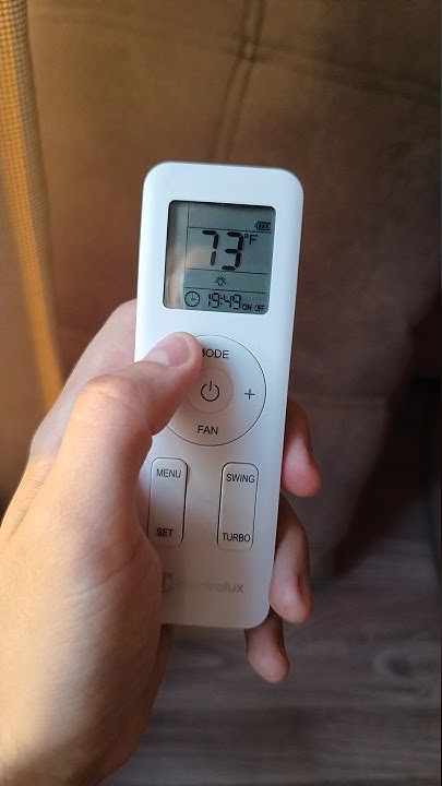 Как переключить на кондиционере с Фаренгейта на Цельсий (Electrolux ...