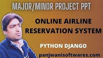 PPT - Airline Reservation System || Python Django