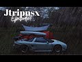 [4k] Non stop rain car camping in japan. HONDA NSX camping EP.05| Nature, rain ASMR.
