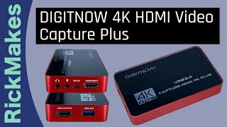 DIGITNOW 4K HDMI Video Capture Plus