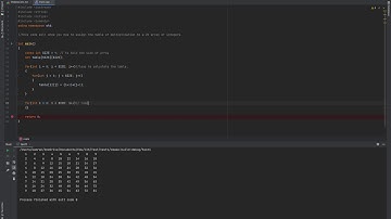 Multiplication Table using 2 Dimensional array in C++.(simpler approach)