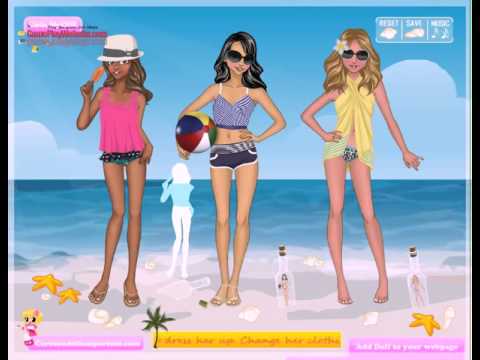 Beach Girls Dressup Games Dress Up Gameplay Video Game Baby Games Baby And Girl Games And Cartoons