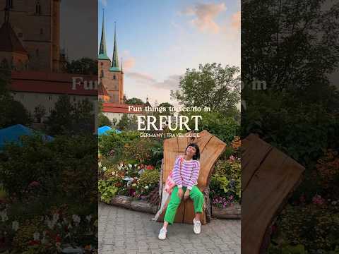 Things to do in Erfurt, Germany! #erfurt #germanytravel #visitgermany