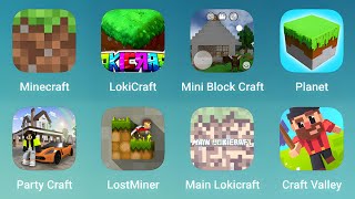Minecraft, Lokicraft, Mini Block Craftt, Planet, PartyCraft, LostMiner, Main Lokicraft, Craft Valley