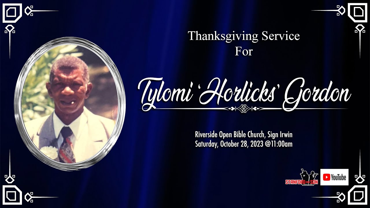 TYLOMI GORDON FUNERAL SERVICE OCTOBER 28, 2023 - YouTube
