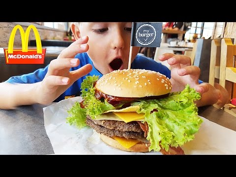 🍔 McDonald's Customized Burger - Eat What You Want 🍟