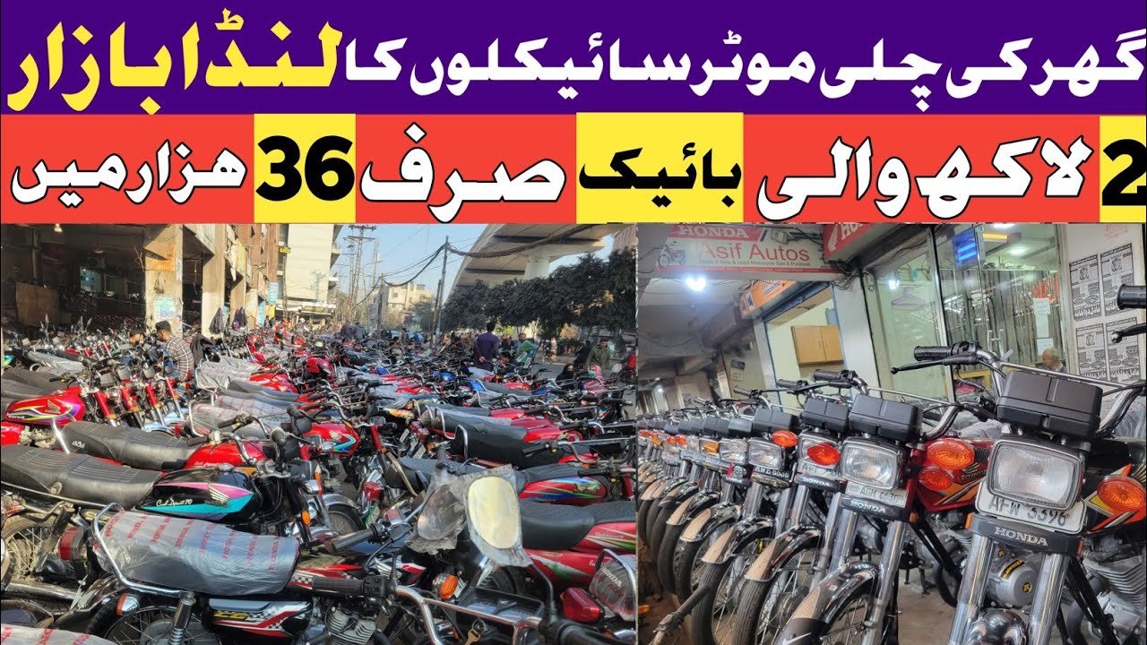 Used Motorcycle Market in Lahore | Complete Market Tour & Review,