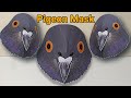 Pigeon Mask DIY Pigeon Craft Bird Costume Pigeon Mask Tutorial Animal Mask Making