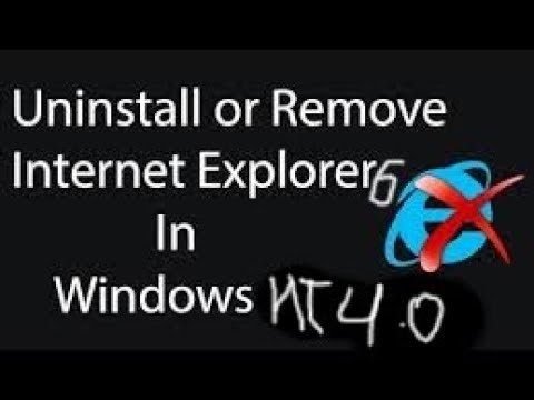 Video: How To Remove Explorer 6