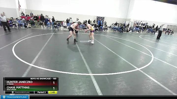 195 Lbs Semifinal - Hunter Janeczko, Illinois Vs Chase Matthias, Wisconsin F517