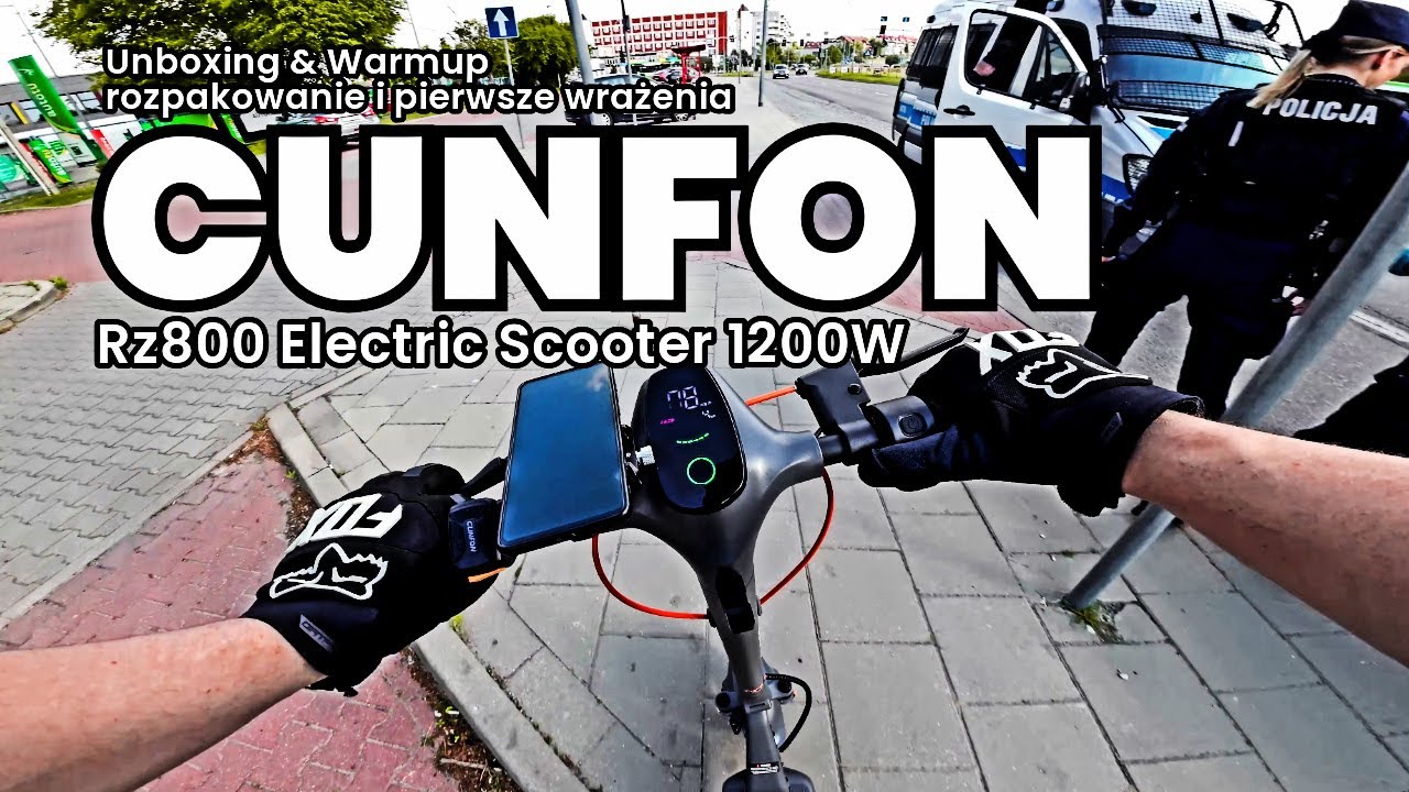 🎥 Unboxing i Pierwsze Wrażenia z Hulajnogi Elektrycznej CUNFON RZ800 ...