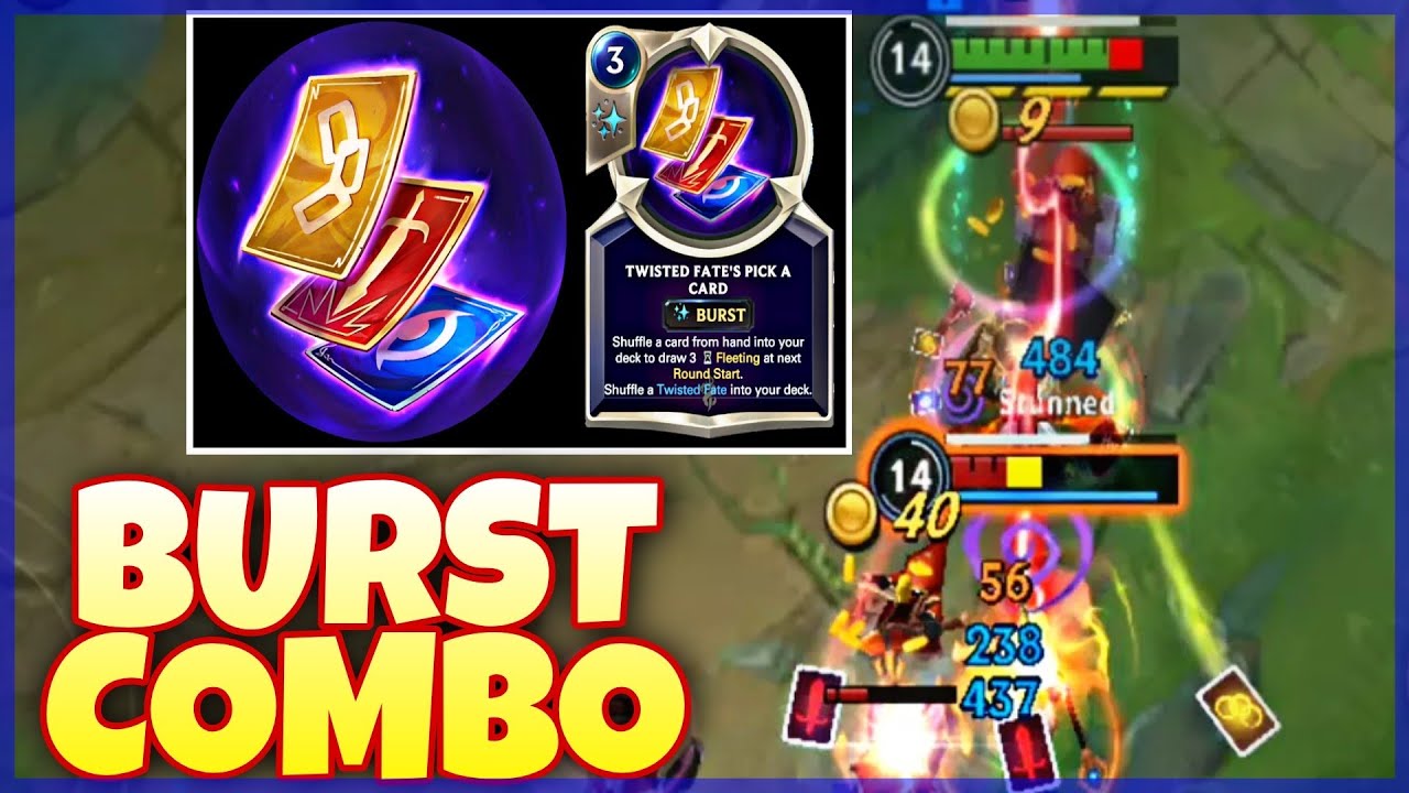 [WILD RIFT] TWISTED FATE BURST MID "1 HIT COMBO" META YouTube